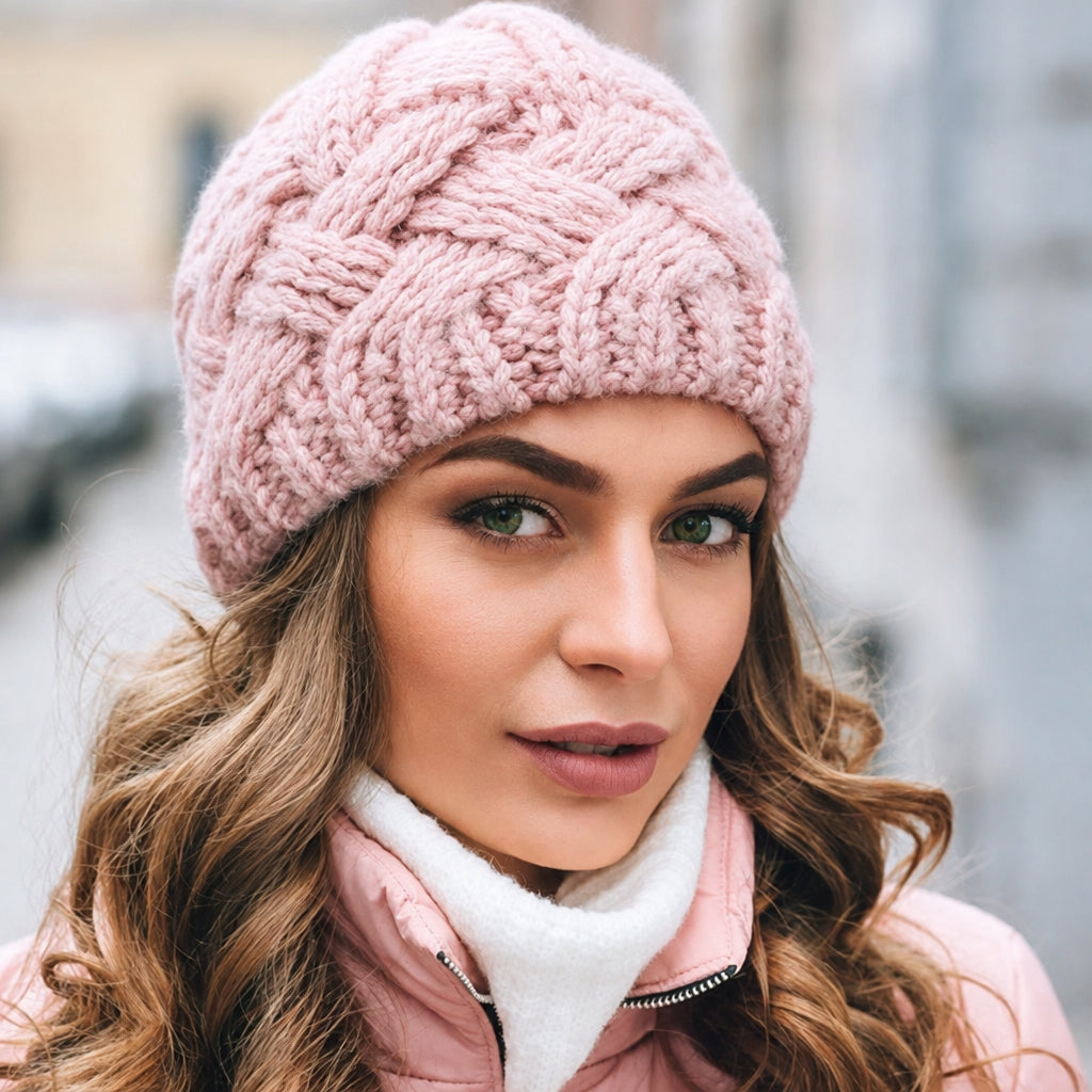 Knitted Winter Hat Versatile Winter Accessory