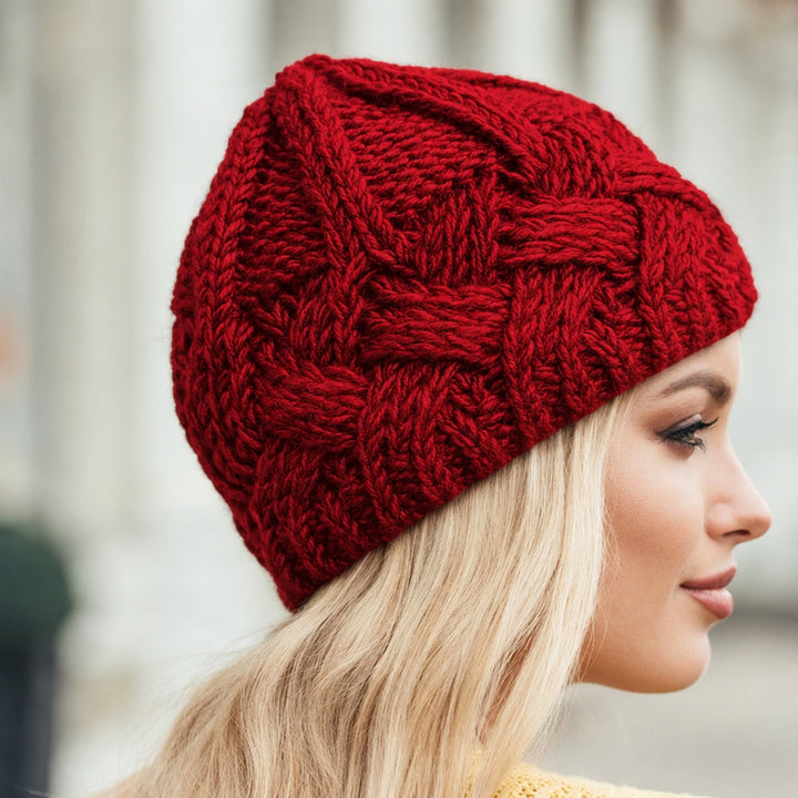 Knitted Winter Hat Versatile Winter Accessory
