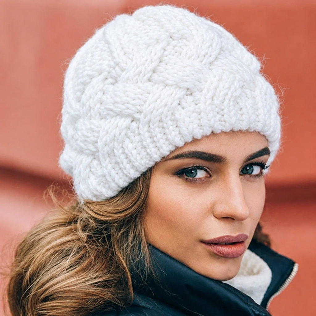 Knitted Winter Hat Versatile Winter Accessory