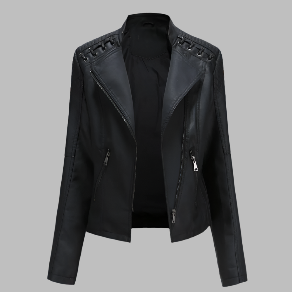 Sustainable Faux Leather Biker Jacket