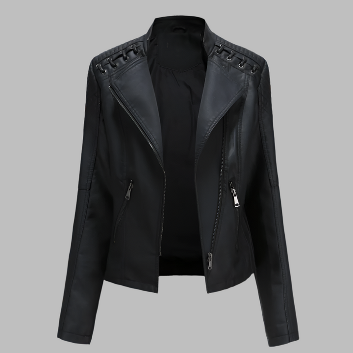 Sustainable Faux Leather Biker Jacket