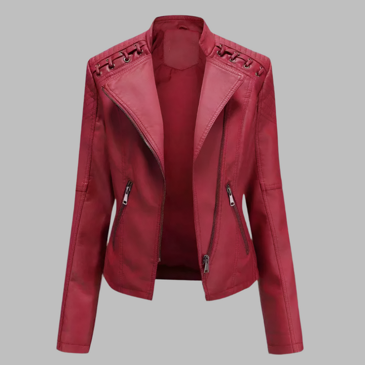 Sustainable Faux Leather Biker Jacket