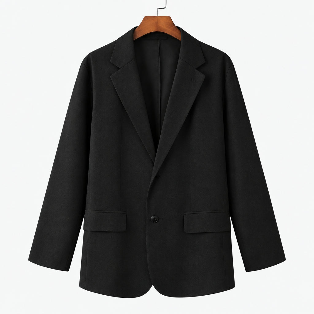 Lapel Button Front Men’s Blazer