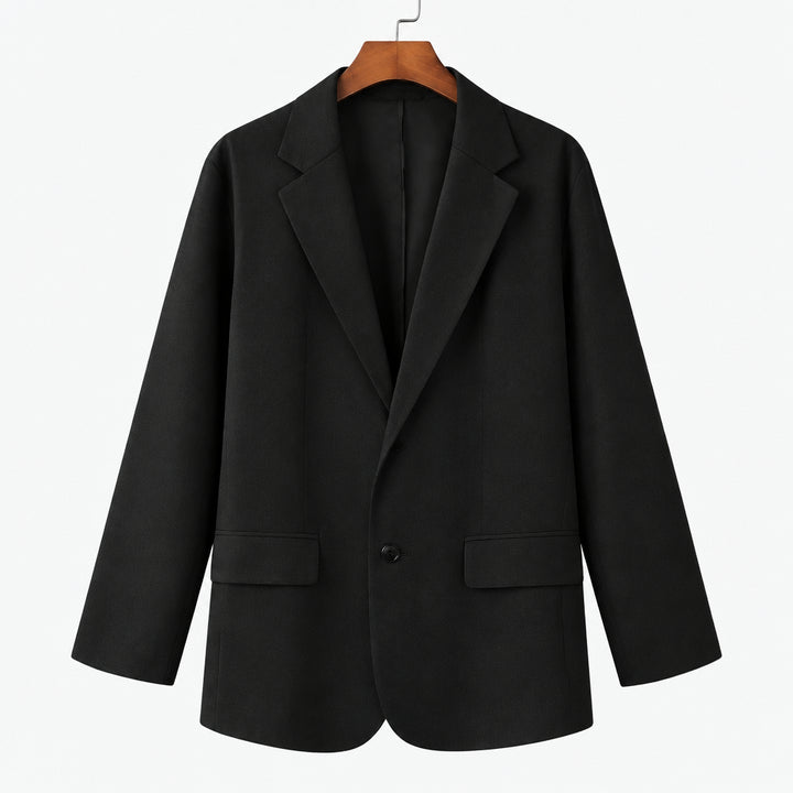 Lapel Button Front Men’s Blazer
