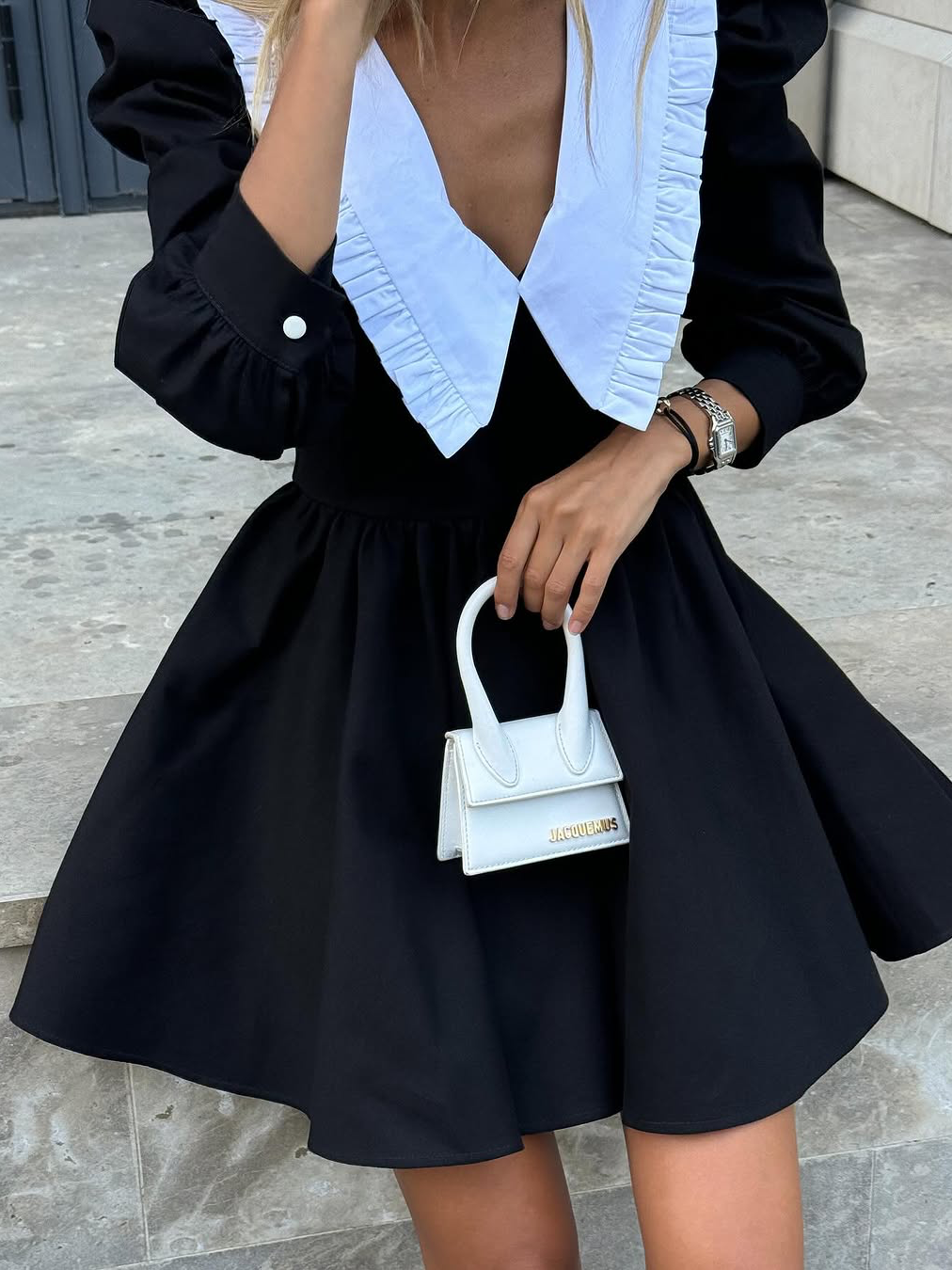 Lapel Mini Dress