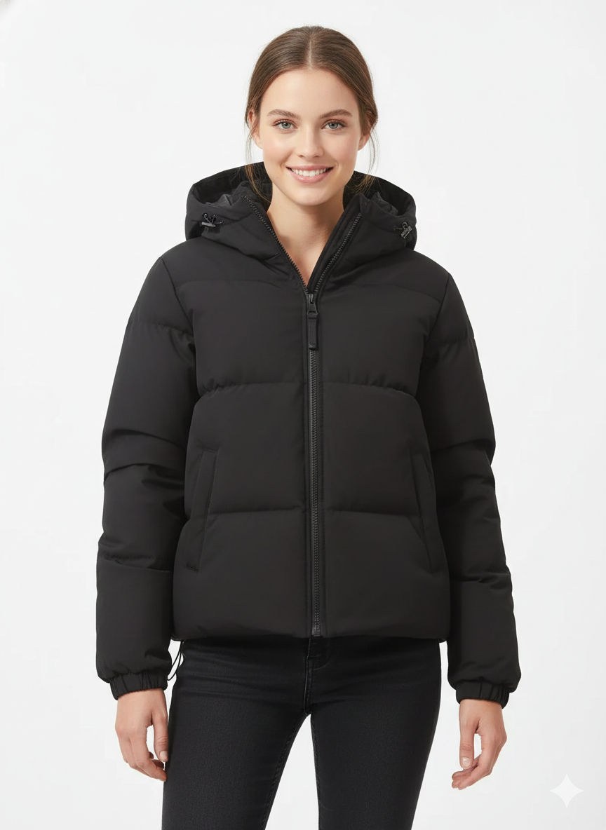 Lightweight Hooded Puffer Winter Jacket