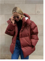 Oversized Hooded Puffer Down Jacket