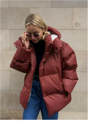 Oversized Hooded Puffer Down Jacket