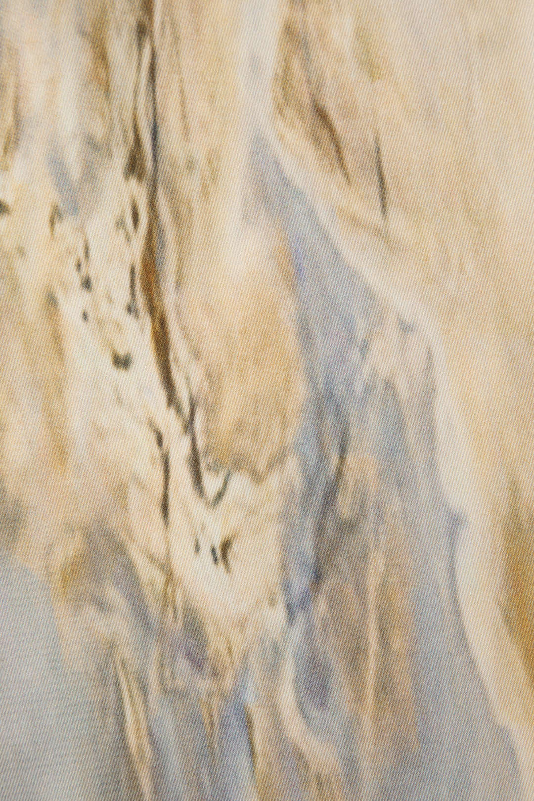 Marble Print Satin Straight Leg Pants