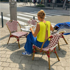 Knitted Summer Top with Open Back for Women