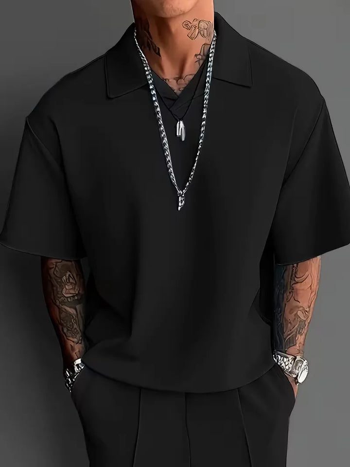 Men’s Casual Polo Trouser Set
