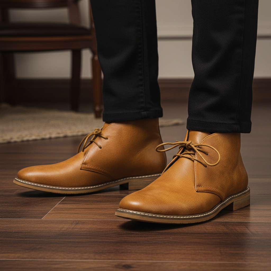 Men’s Classic Lace-Up Ankle Boots
