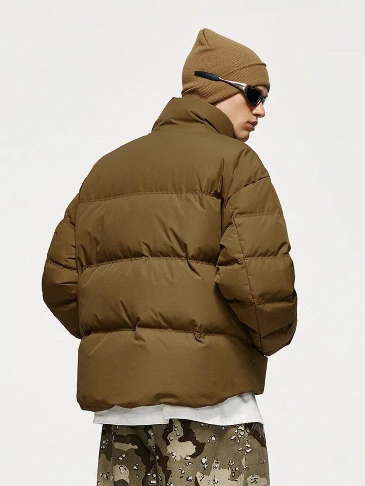 Men’s Cropped Zip Puffer Jacket