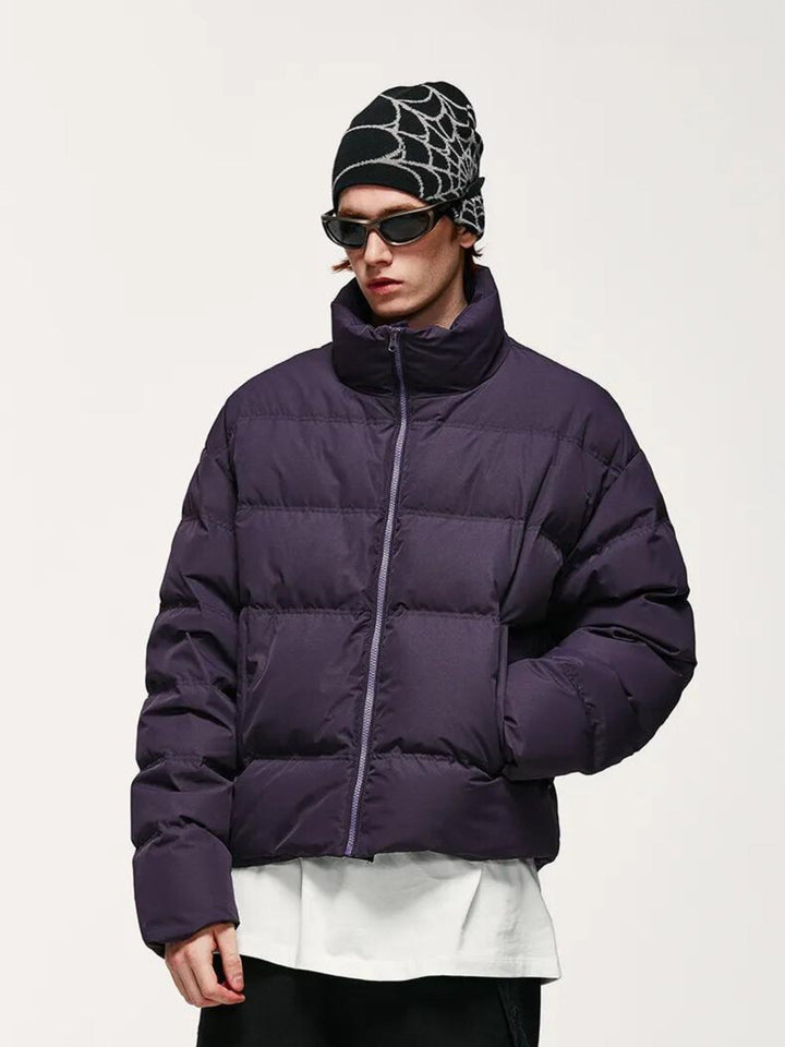 Men’s Cropped Zip Puffer Jacket