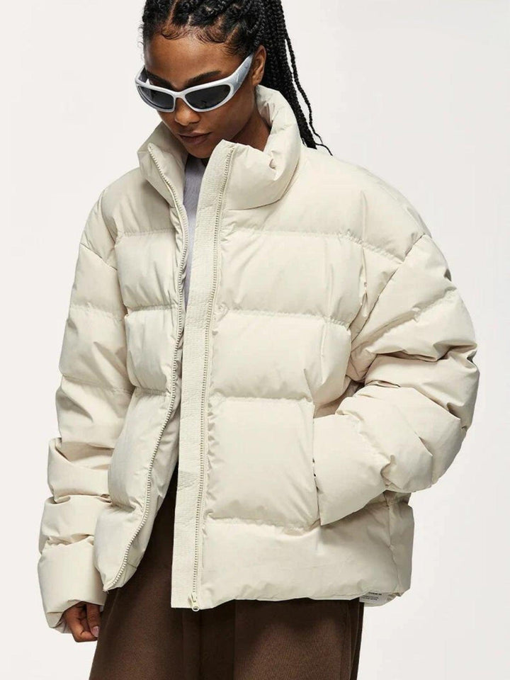 Men’s Cropped Zip Puffer Jacket
