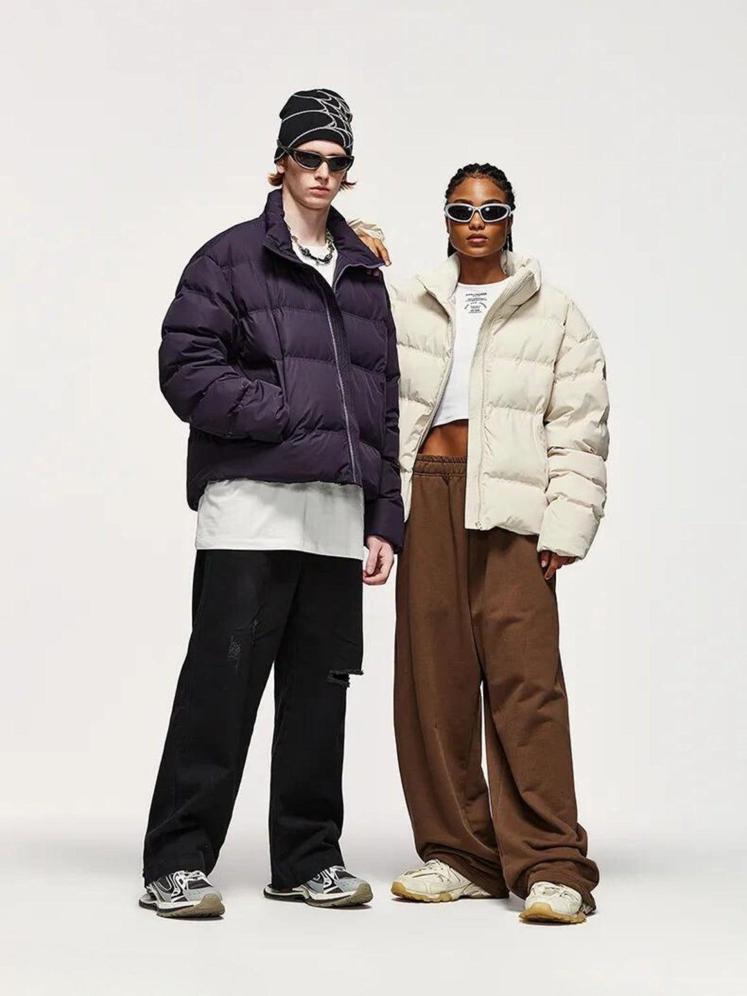 Men’s Cropped Zip Puffer Jacket