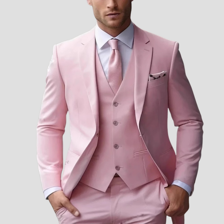 Men’s Three-Piece Suit with Waistcoat