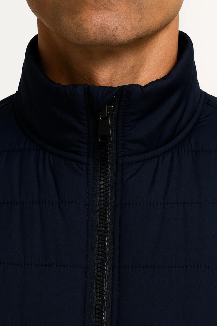 Men’s Warm Cotton-Lined Puffer Vest