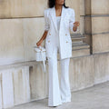 Women's 2-Piece Blazer Set - Jacket and Trousers
