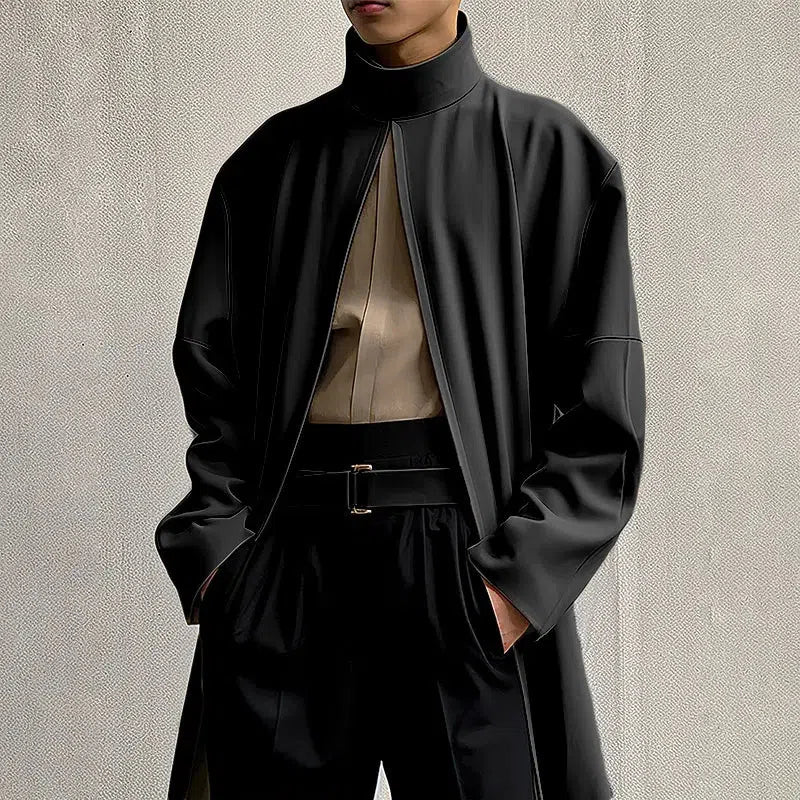 Modern High Neck Men’s Jacket
