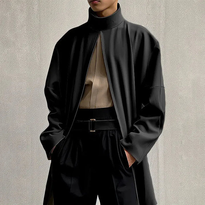 Modern High Neck Men’s Jacket