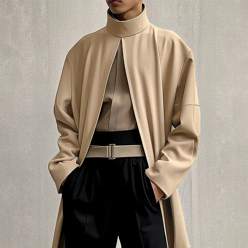 Modern High Neck Men’s Jacket
