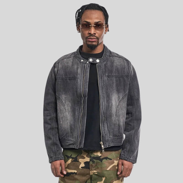 Moto Denim Jacket