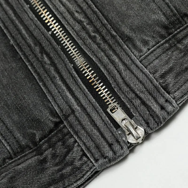 Moto Denim Jacket
