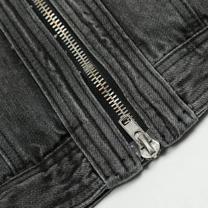 Moto Denim Jacket