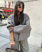 Elegant Warm V-Neck Winter Jacket