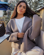 Elegant Warm V-Neck Winter Jacket