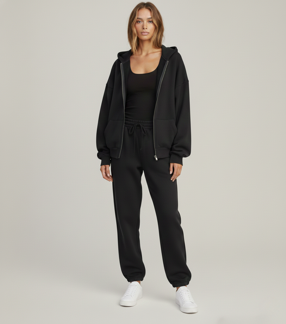 Oversized Zip Hoodie