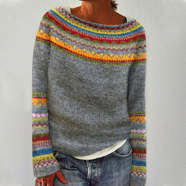 Nordic Pattern Women’s Sweater