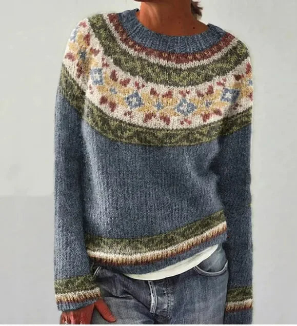 Nordic Pattern Women’s Sweater