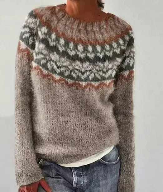Nordic Pattern Women’s Sweater