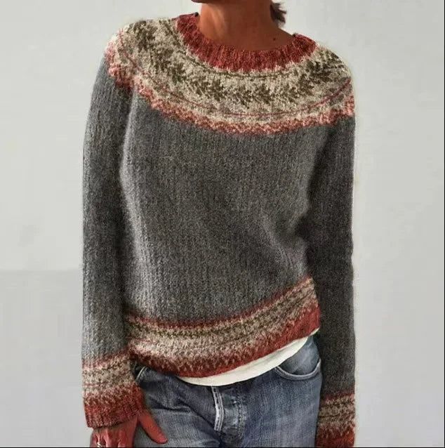 Nordic Pattern Women’s Sweater