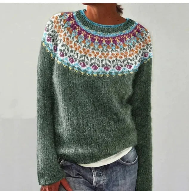 Nordic Pattern Women’s Sweater