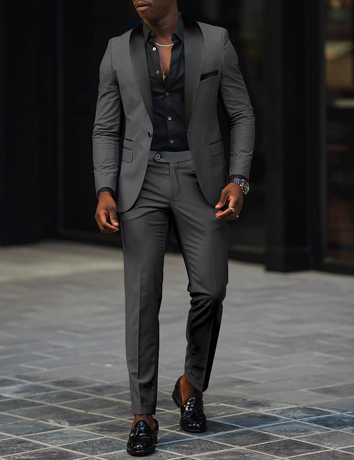 Notch Lapel Men’s Suit