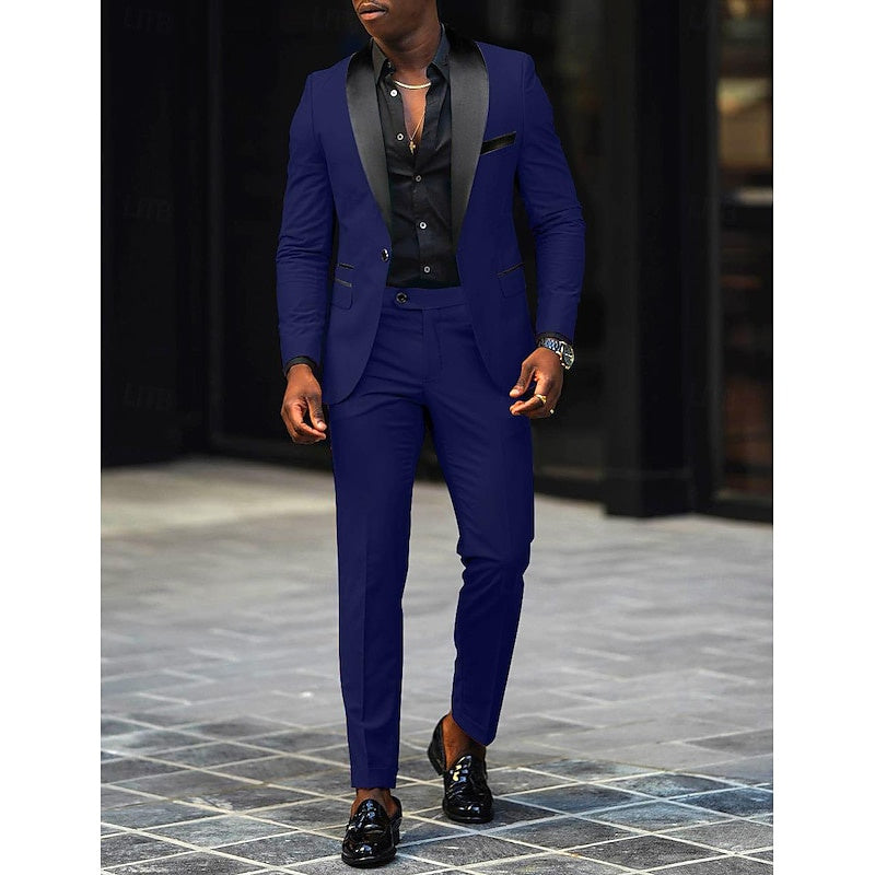 Notch Lapel Men’s Suit