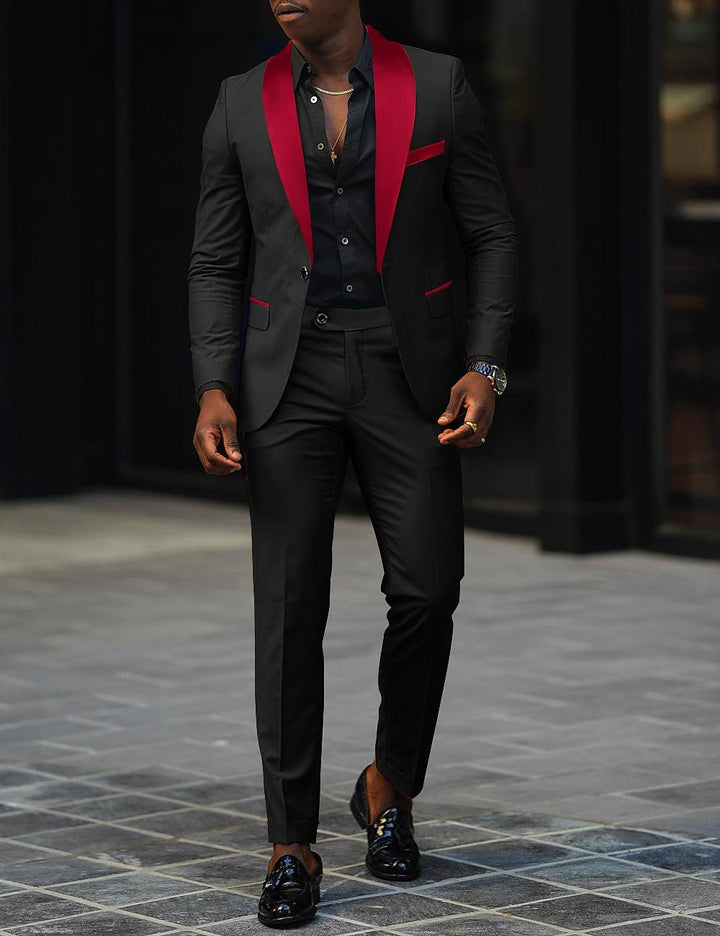 Notch Lapel Men’s Suit