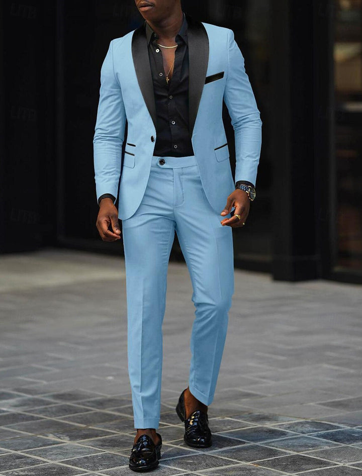 Notch Lapel Men’s Suit