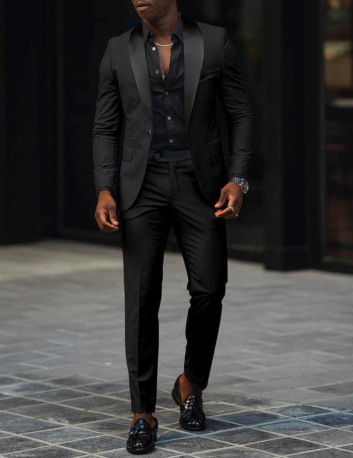 Notch Lapel Men’s Suit