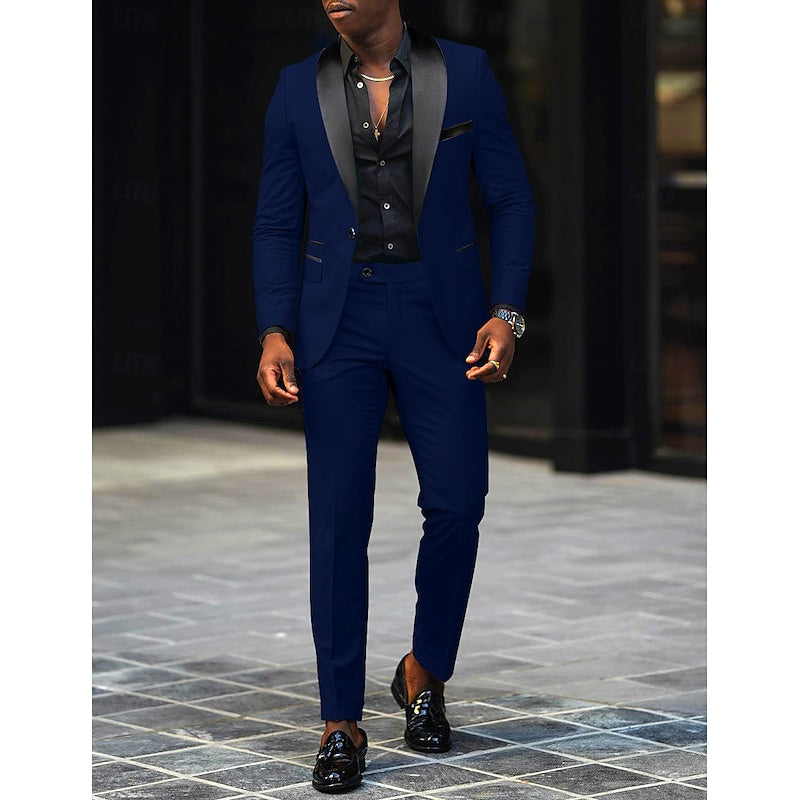 Notch Lapel Men’s Suit