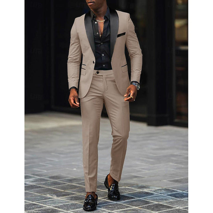 Notch Lapel Men’s Suit