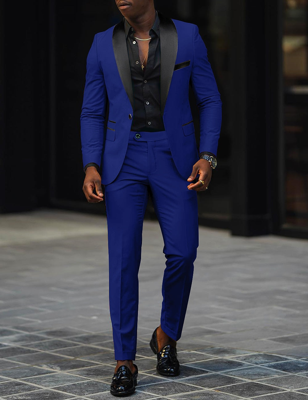 Notch Lapel Men’s Suit