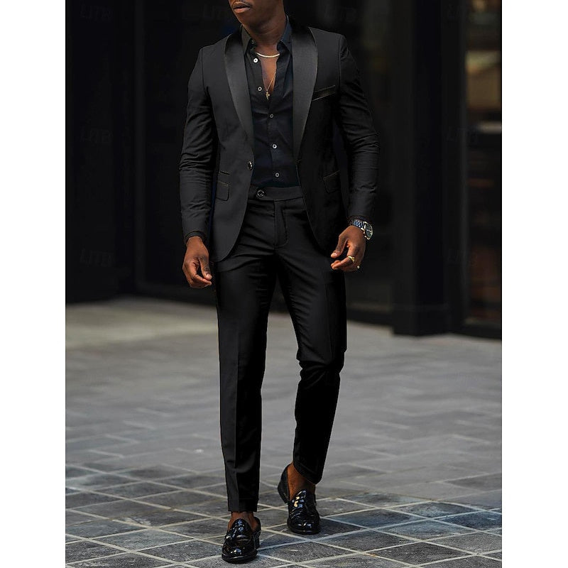 Notch Lapel Men’s Suit