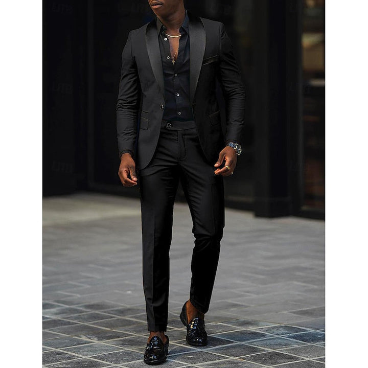 Notch Lapel Men’s Suit
