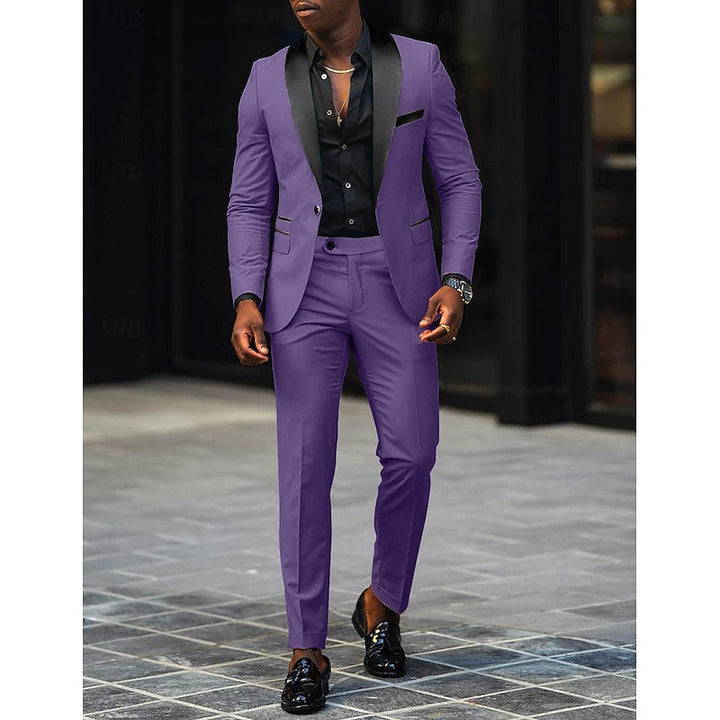 Notch Lapel Men’s Suit