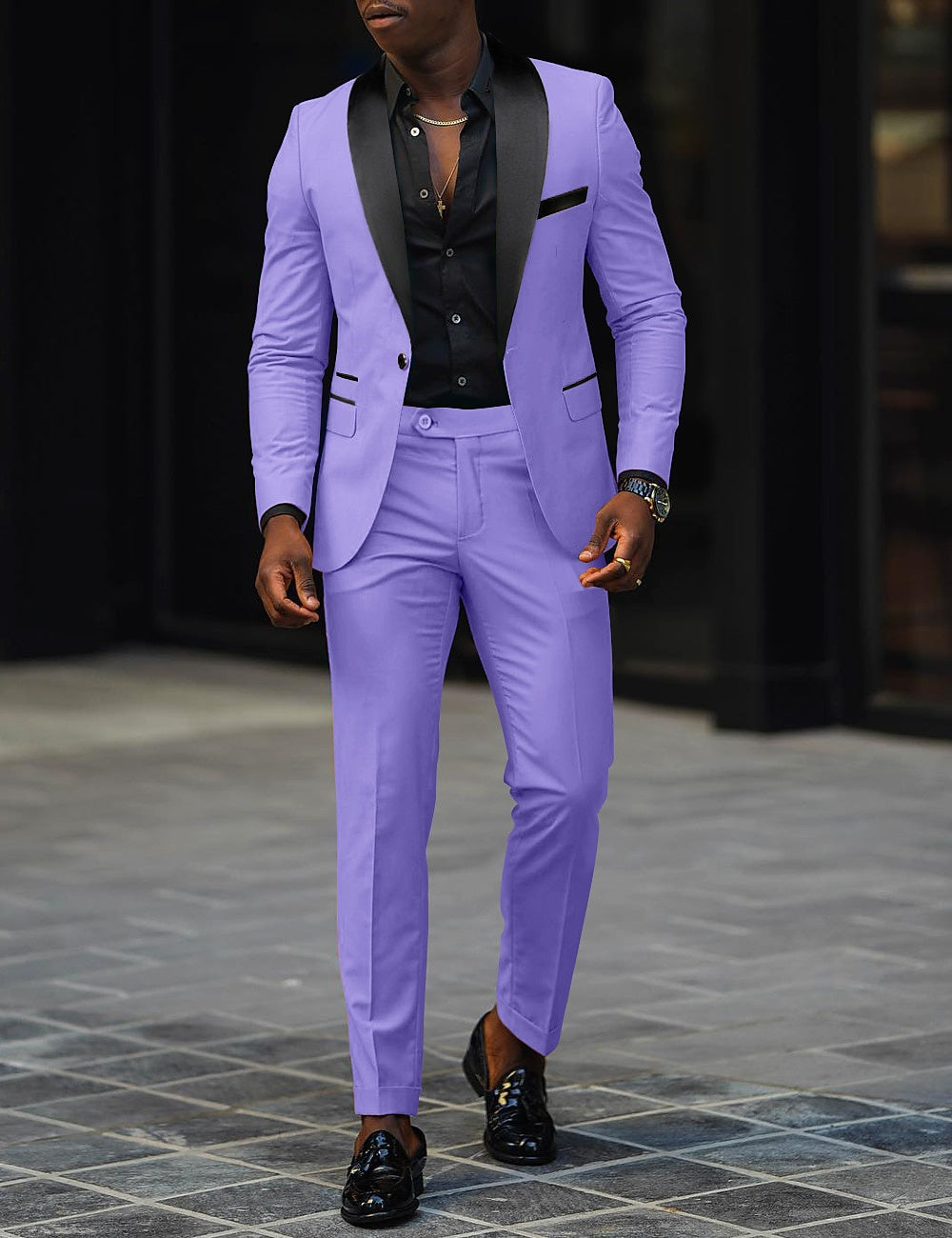 Notch Lapel Men’s Suit