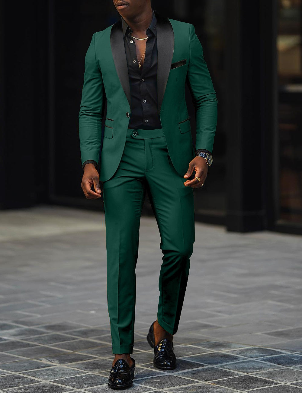 Notch Lapel Men’s Suit